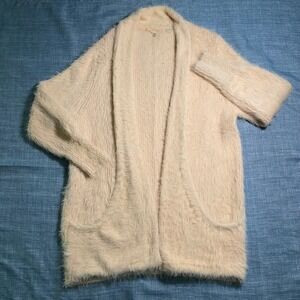 Knitted & Knotted Cardigan Sweater Women's Medium M Wool Blend Cozy Cottage